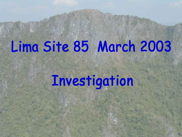 Lima Site Investigation